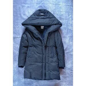 SOIA & KYO GREEN Puffer Jacket with Hood GOOSE DOWN CAMELIA-C